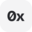 0x logo