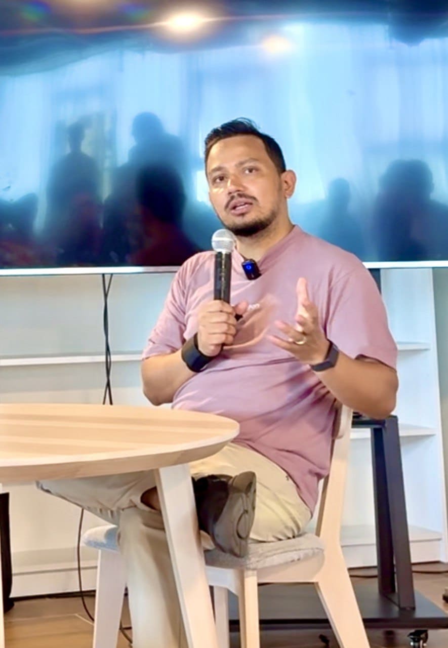 Fireside chat at Hashtag Web3 crypto leaders meetup